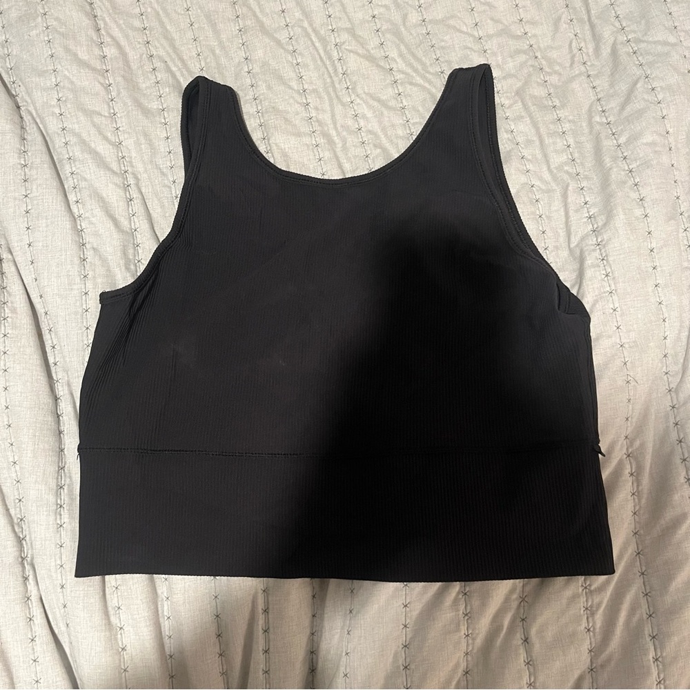 lululemon athletica Black Crop Top